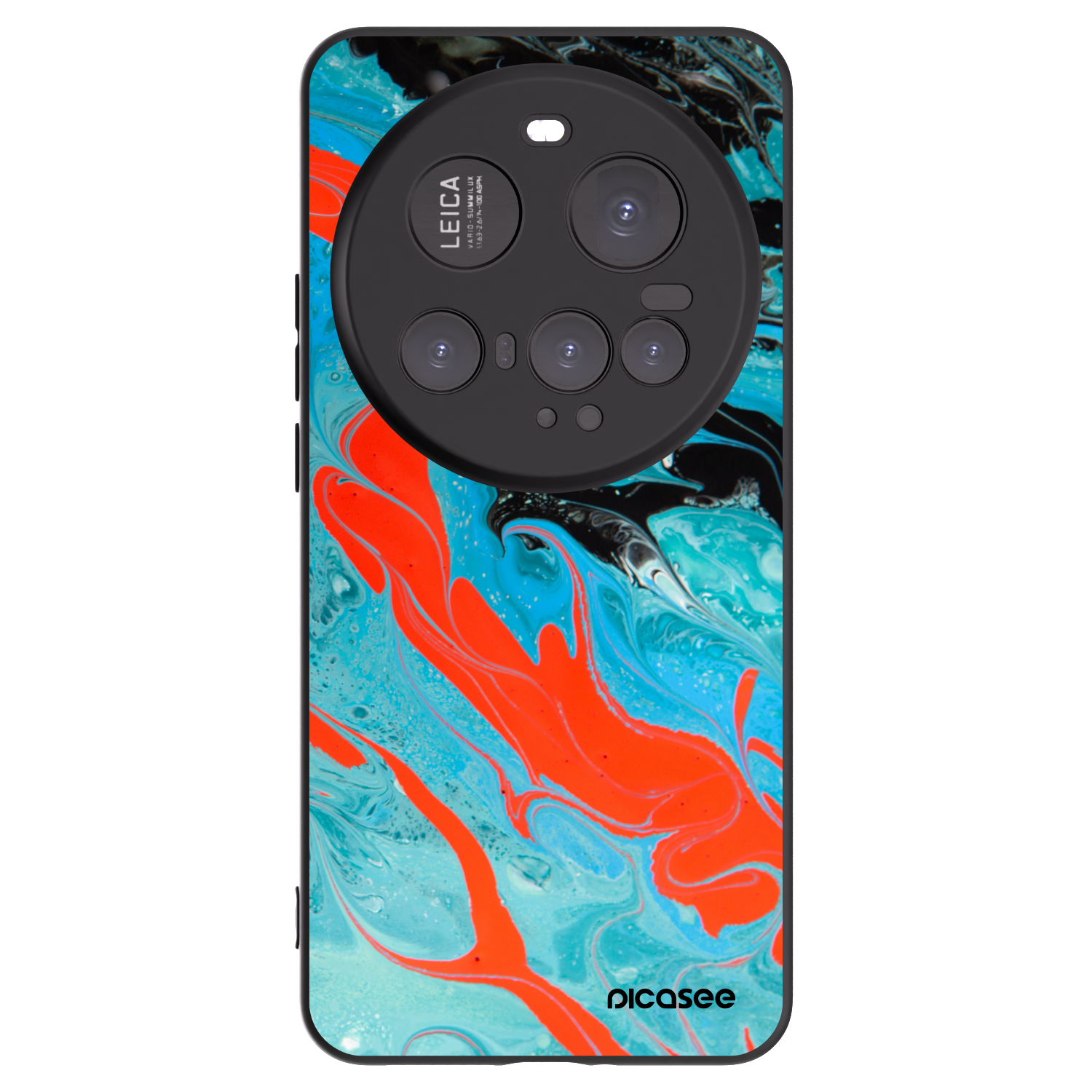 Picasee crna silikonska maskica za Xiaomi 15 Ultra - Blue Magma
