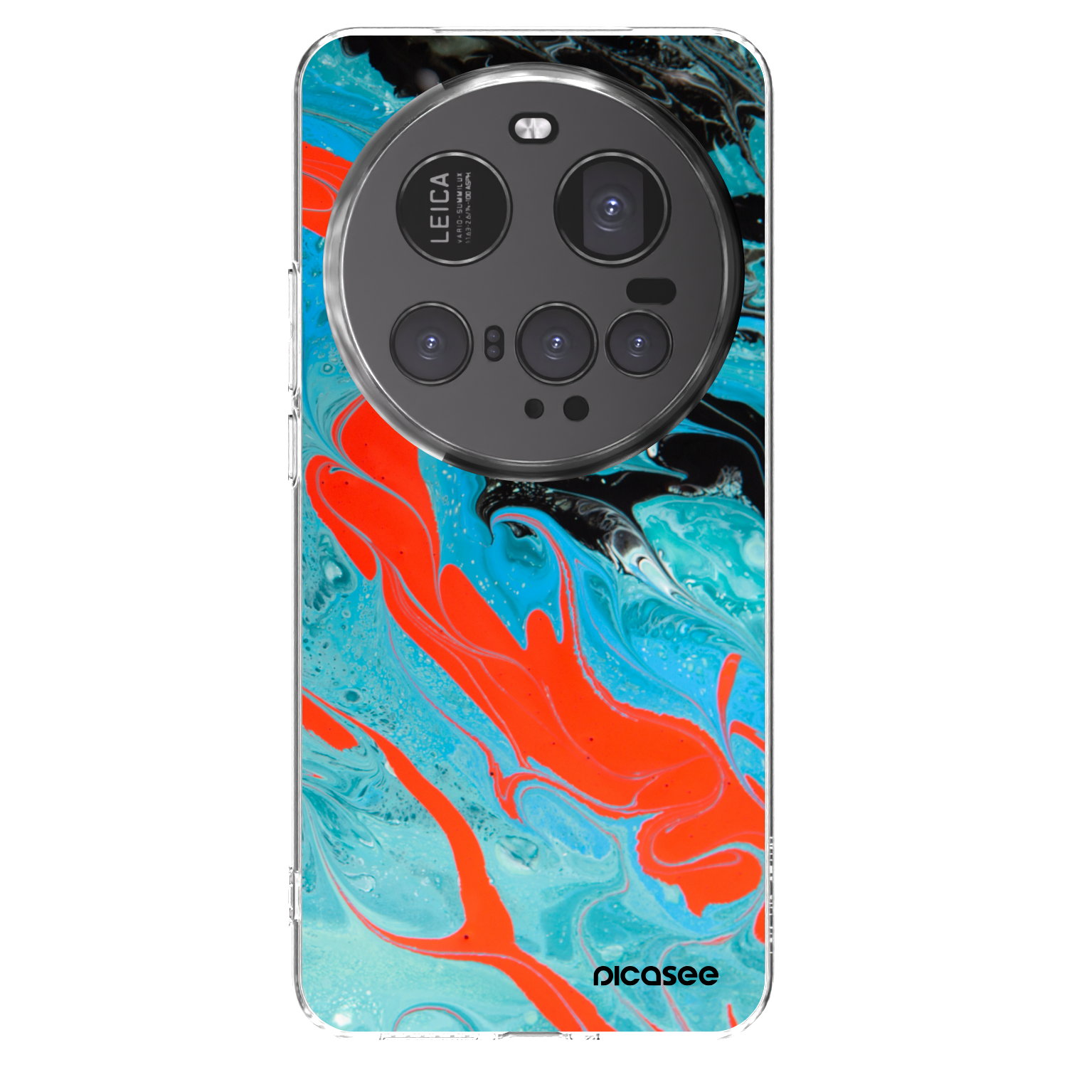 Picasee silikonska prozirna maskica za Xiaomi 15 Ultra - Blue Magma