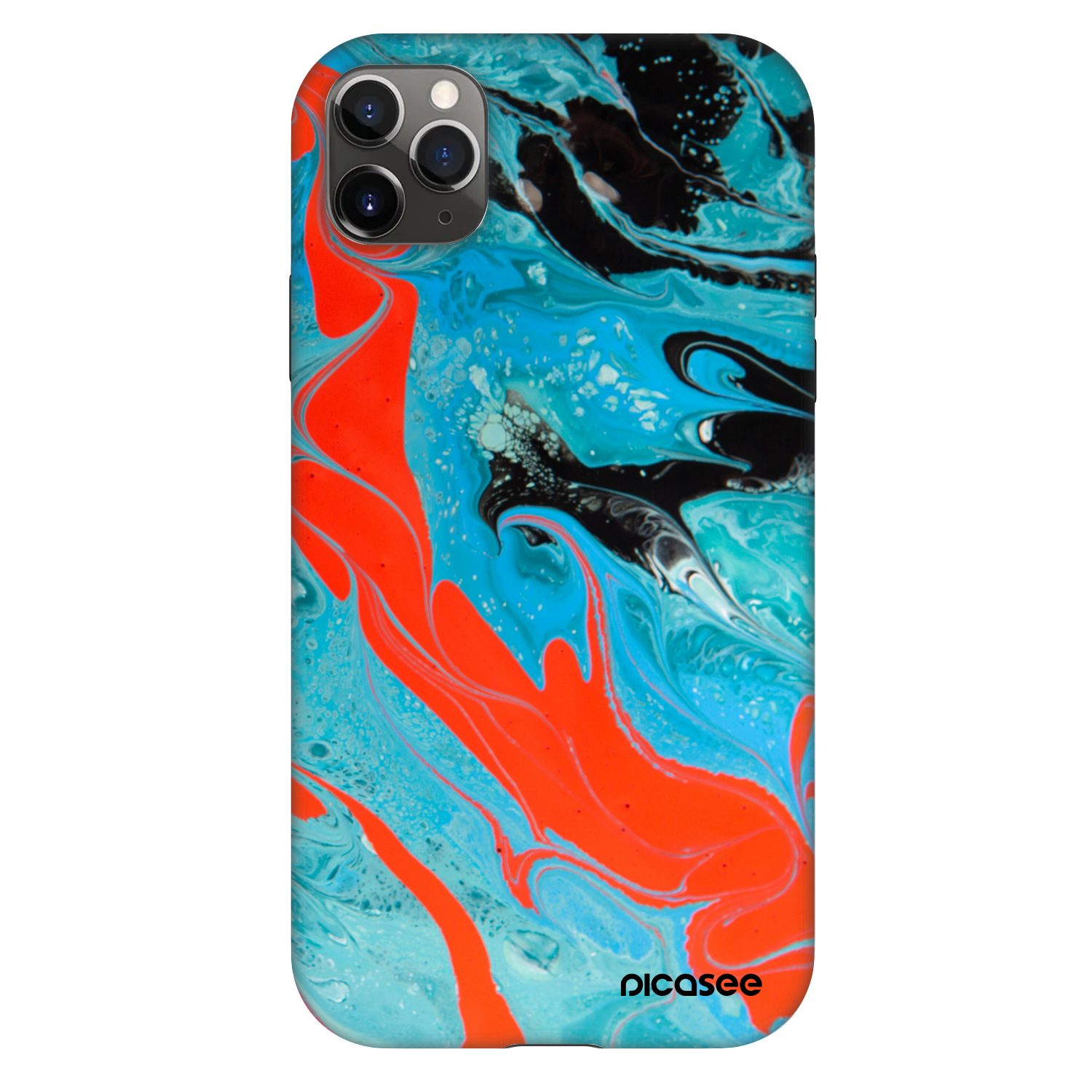 Picasee Fashion Case za Apple iPhone 11 Pro Max - Blue Magma