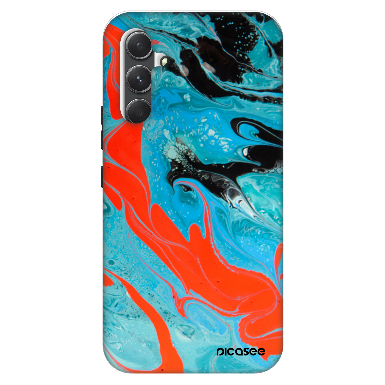 Picasee Fashion Case za Samsung Galaxy A34 5G A346B - Blue Magma