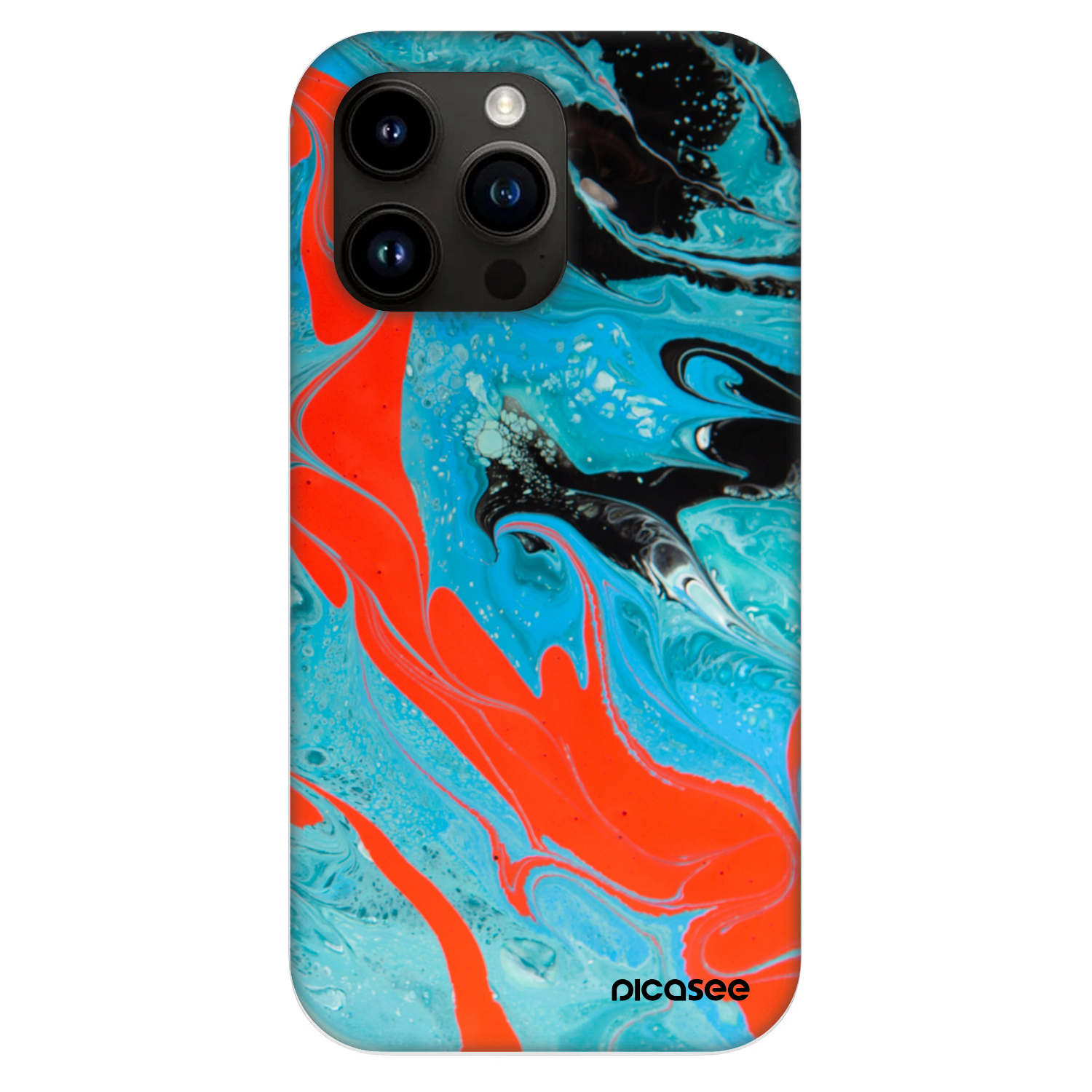 Picasee Fashion Case MagSafe za Apple iPhone 13 Pro - Blue Magma