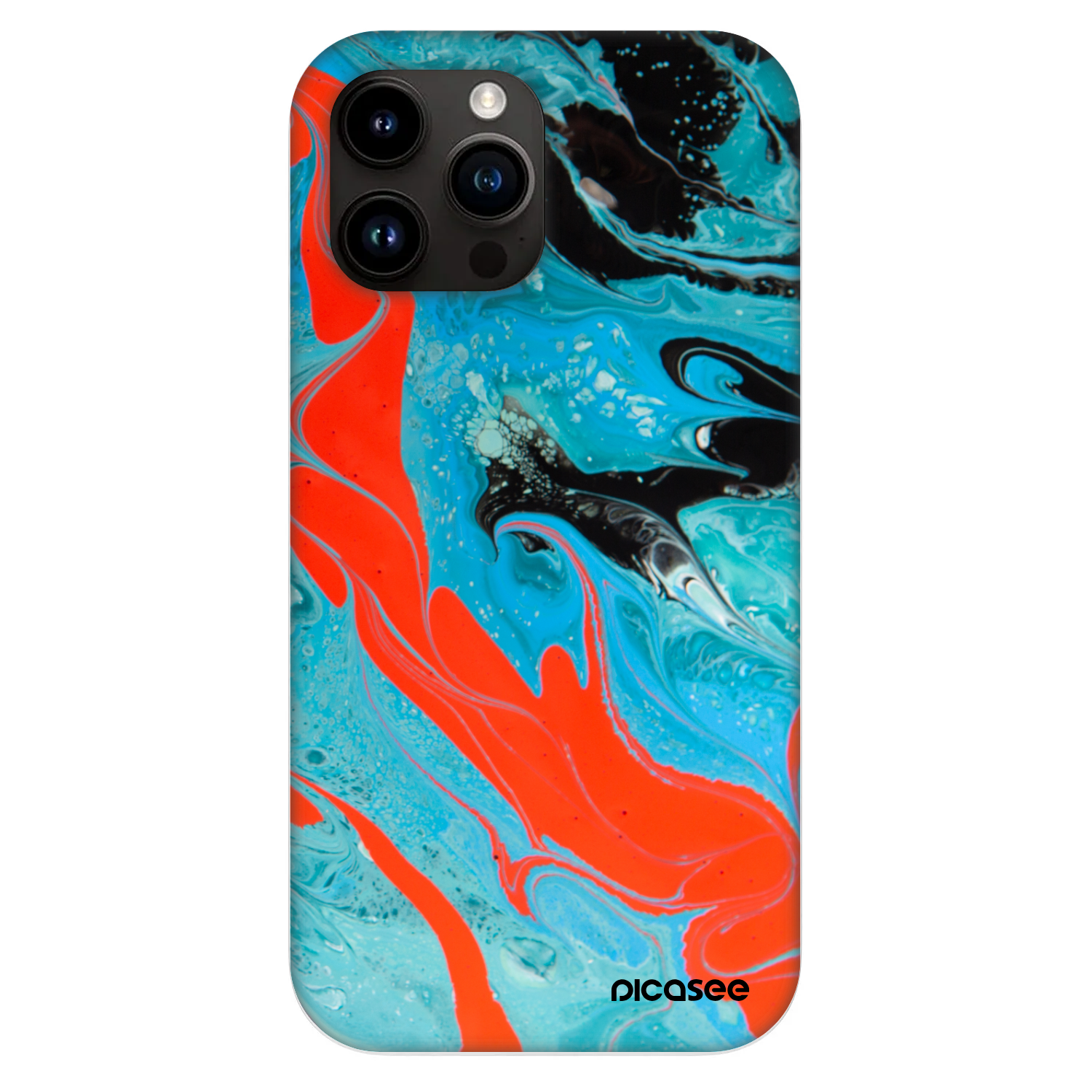 Picasee Fashion Case MagSafe za Apple iPhone 13 Pro Max - Blue Magma