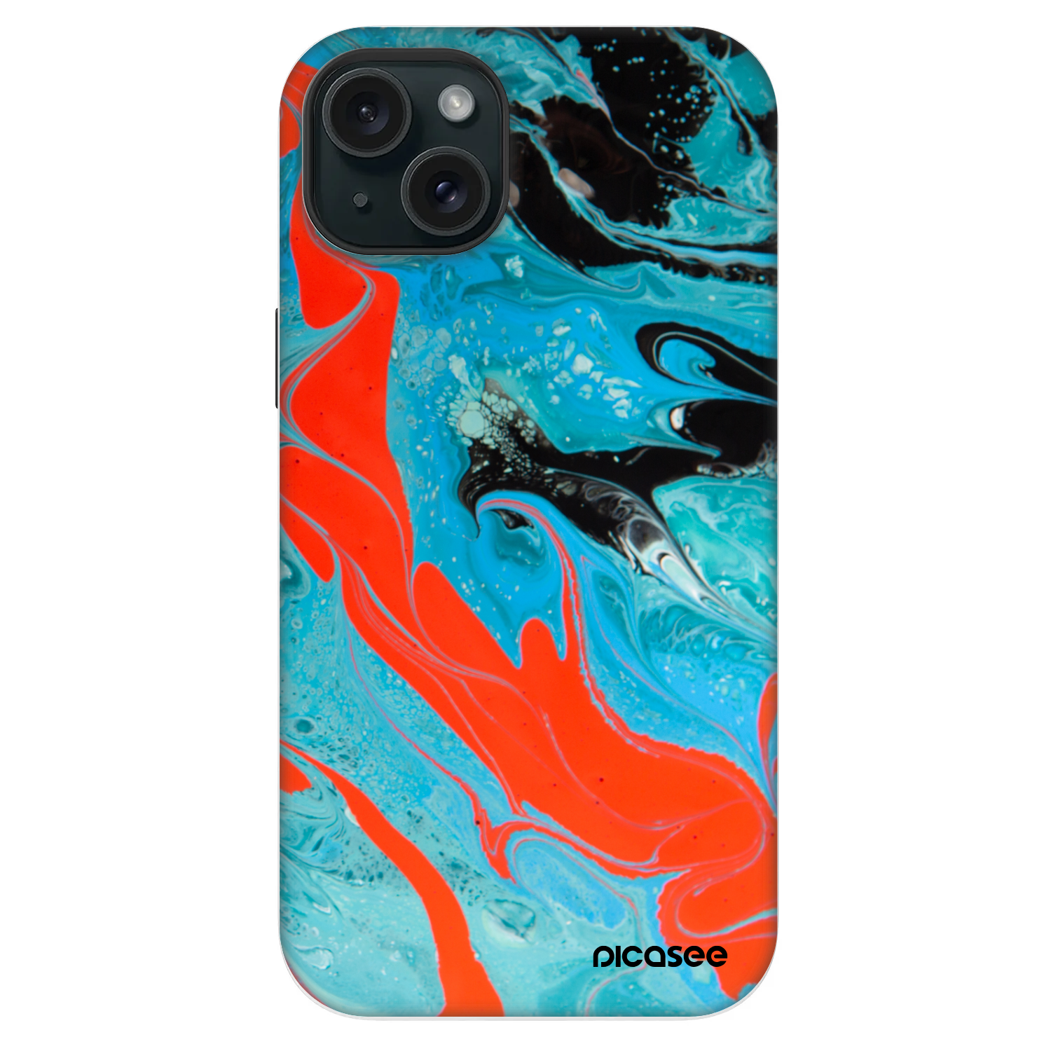 Picasee Fashion Case MagSafe za Apple iPhone 14 Plus - Blue Magma