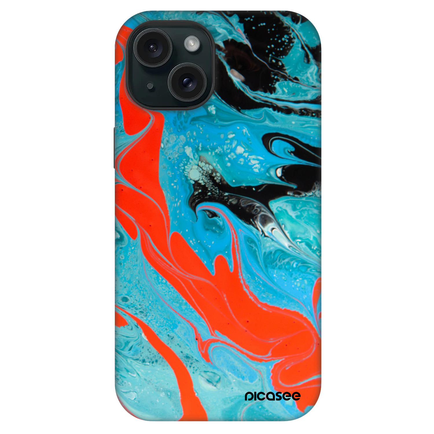 Picasee Fashion Case MagSafe za Apple iPhone 15 - Blue Magma