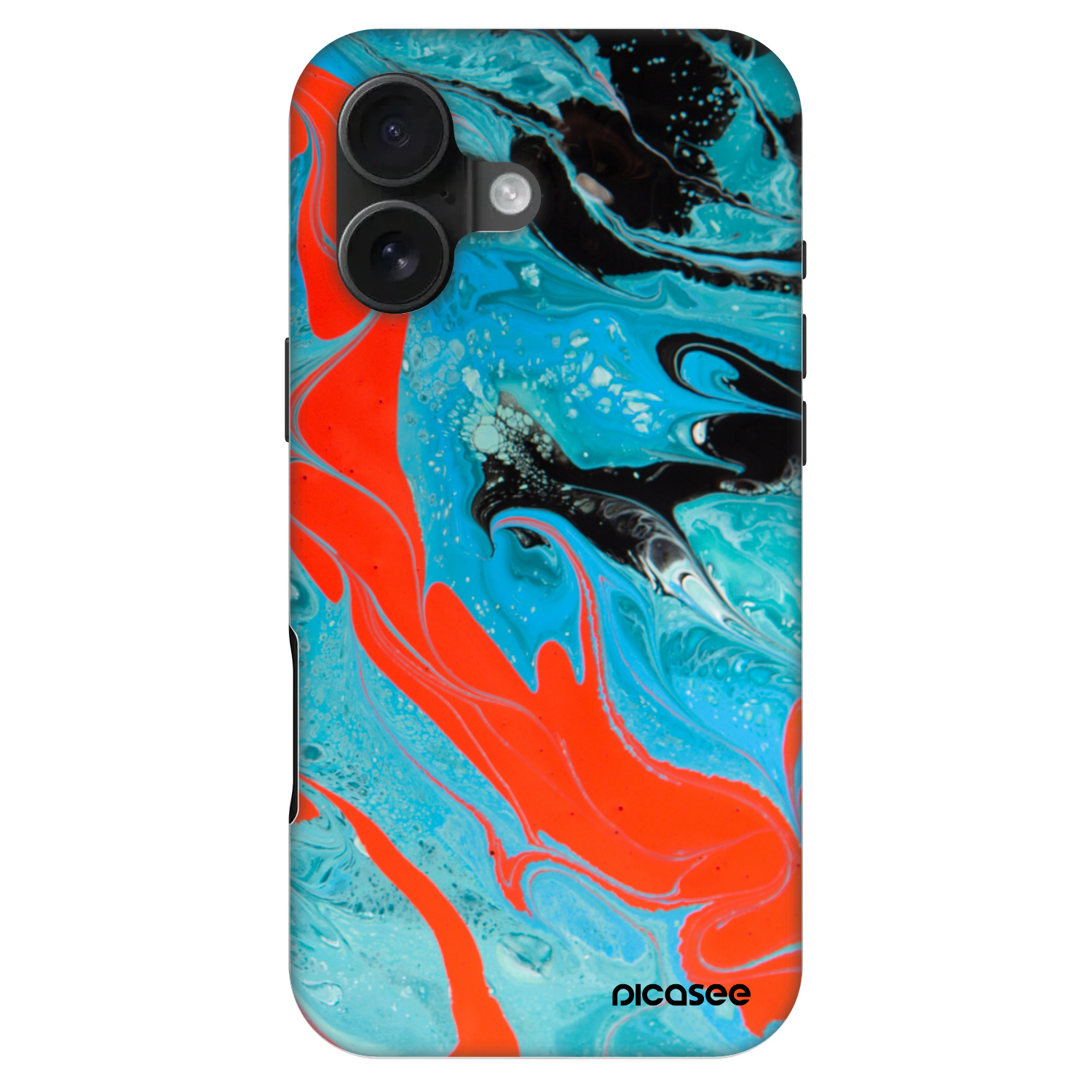 Picasee Fashion Case MagSafe za Apple iPhone 16 - Blue Magma