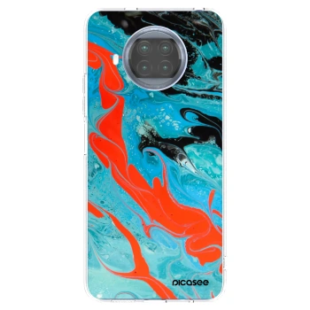 Picasee silikonska prozirna maskica za Xiaomi Mi 10T Lite - Blue Magma
