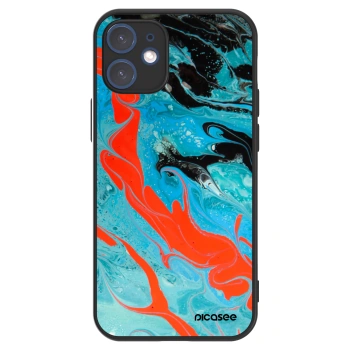Picasee ULTIMATE CASE za Apple iPhone 12 mini - Blue Magma