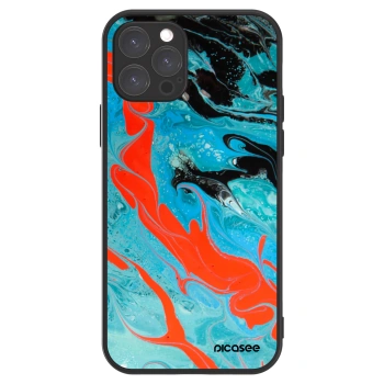 Picasee ULTIMATE CASE MagSafe za Apple iPhone 12 Pro - Blue Magma