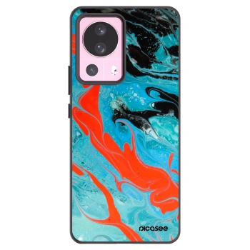 Picasee crna silikonska maskica za Xiaomi 13 Lite - Blue Magma