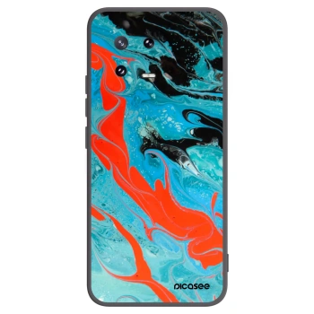Picasee crna silikonska maskica za Xiaomi 13 Pro - Blue Magma