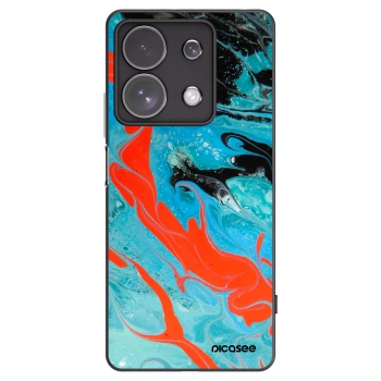 Picasee crna silikonska maskica za Xiaomi Redmi Note 13 Pro 4G - Blue Magma