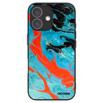 Picasee ULTIMATE CASE za Apple iPhone 16 - Blue Magma