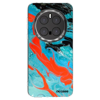 Picasee silikonska prozirna maskica za Honor Magic7 Pro 5G - Blue Magma