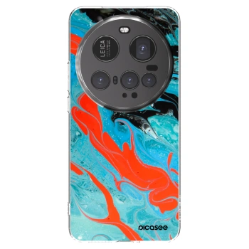 Picasee silikonska prozirna maskica za Xiaomi 15 Ultra - Blue Magma