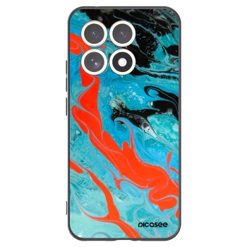 Picasee crna silikonska maskica za Xiaomi 15T - Blue Magma
