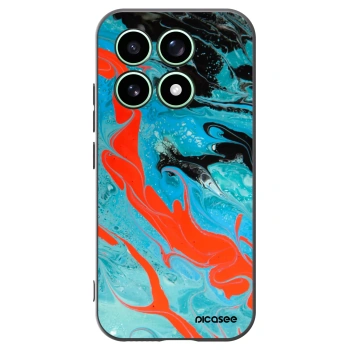 Picasee crna silikonska maskica za Xiaomi 17 - Blue Magma