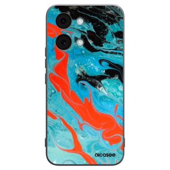 Picasee crna silikonska maskica za Xiaomi Poco X8 Pro Max - Blue Magma