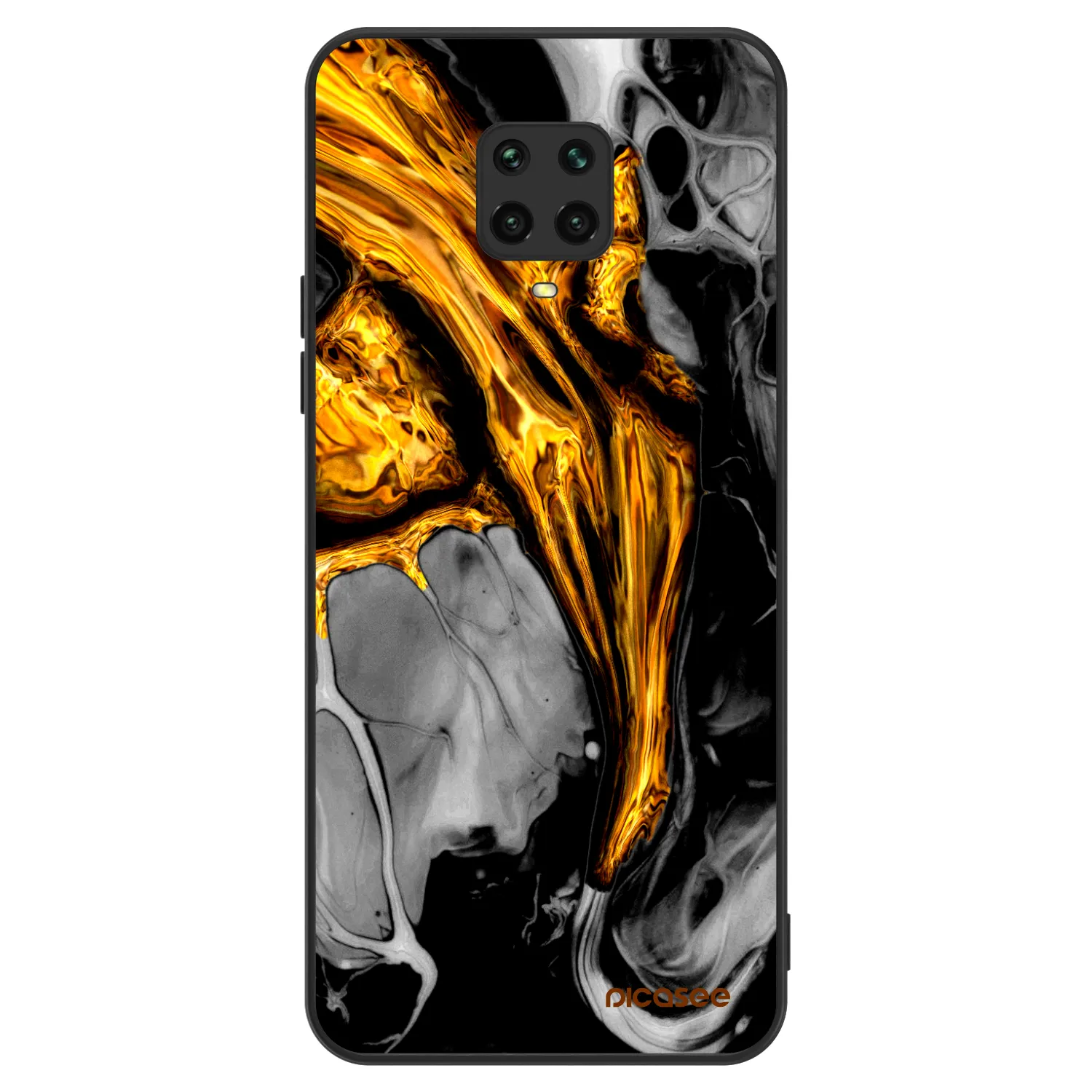Picasee ULTIMATE CASE za Xiaomi Redmi Note 9 Pro - Black Gold