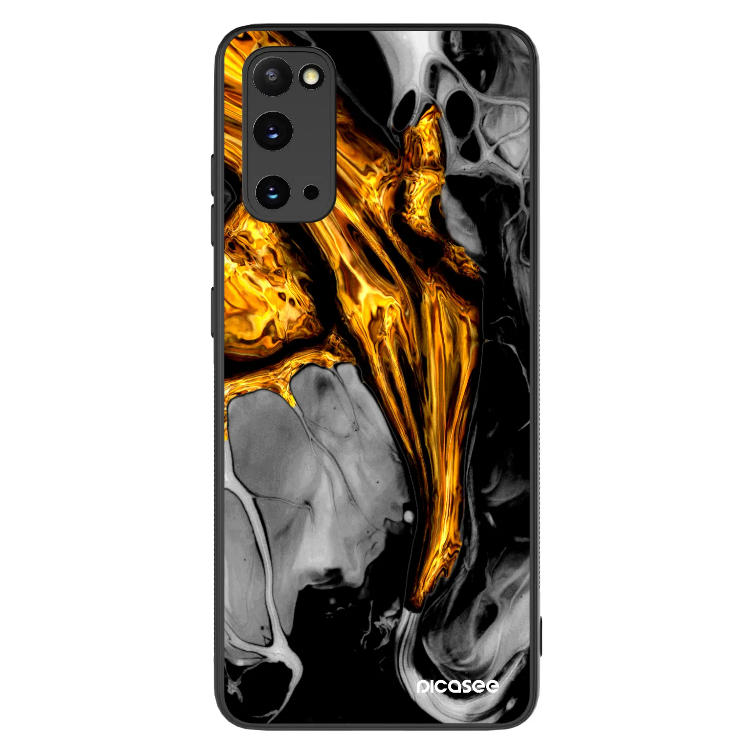 Picasee ULTIMATE CASE za Samsung Galaxy S20 G980F - Black Gold
