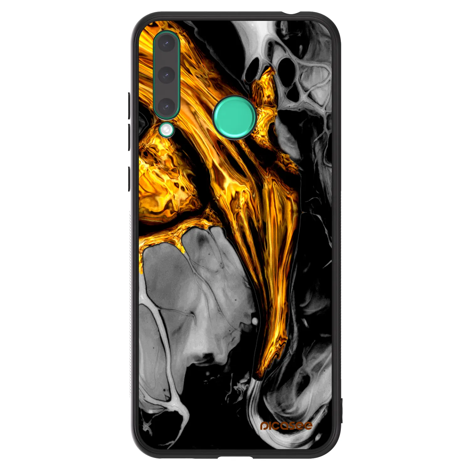 Picasee ULTIMATE CASE za Honor 20 Lite - Black Gold