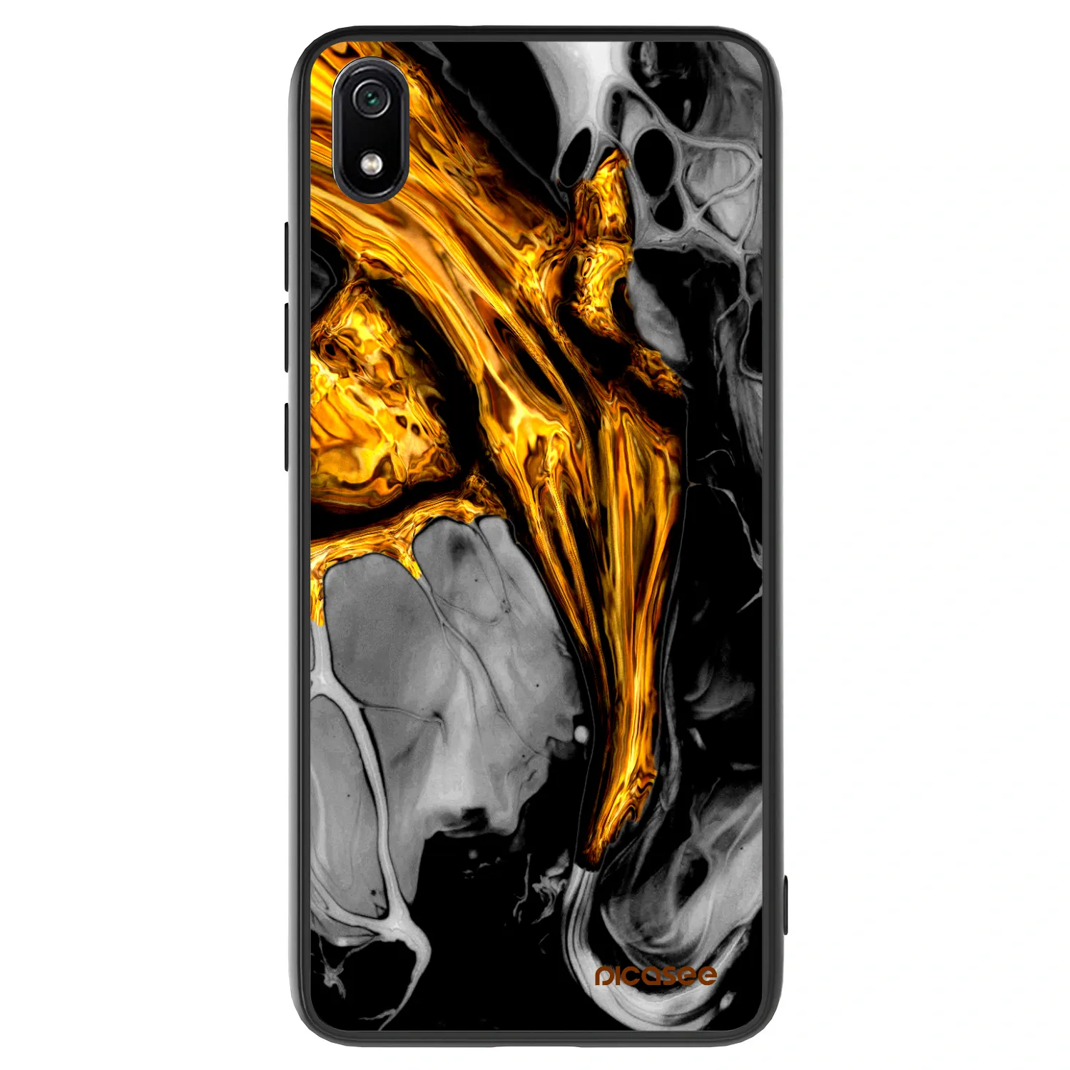 Picasee ULTIMATE CASE za Xiaomi Redmi 7A - Black Gold