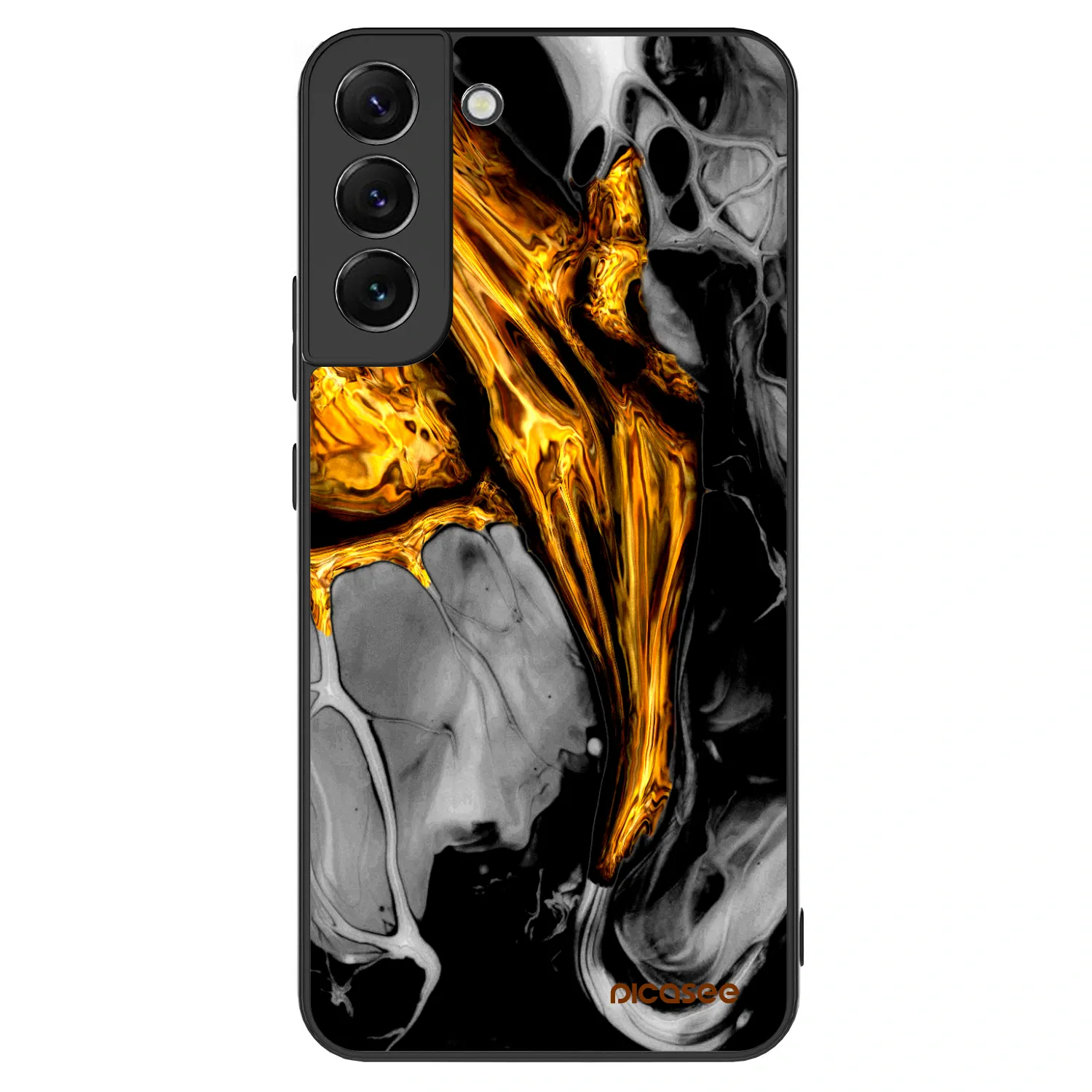 Picasee ULTIMATE CASE za Samsung Galaxy S22+ 5G - Black Gold