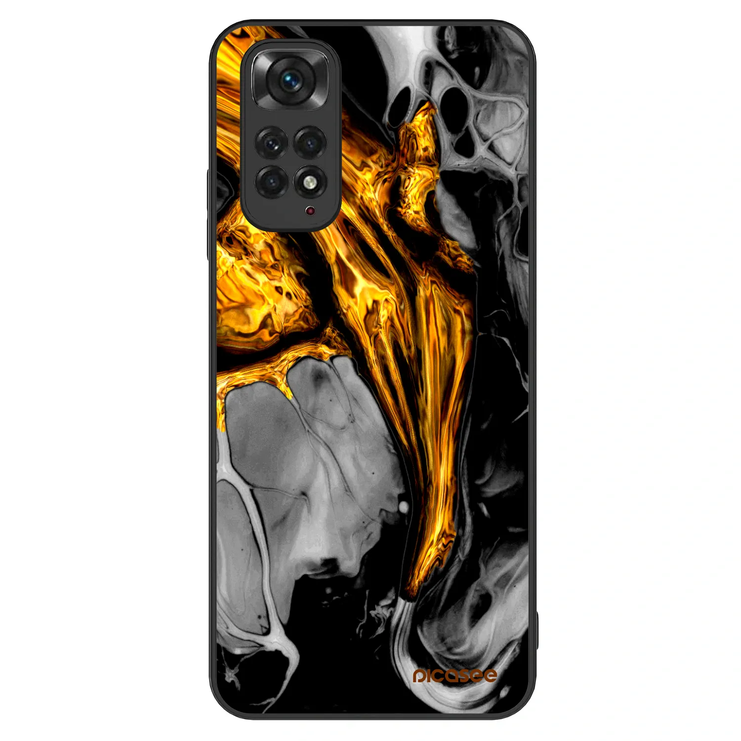 Picasee ULTIMATE CASE za Xiaomi Redmi Note 11 - Black Gold