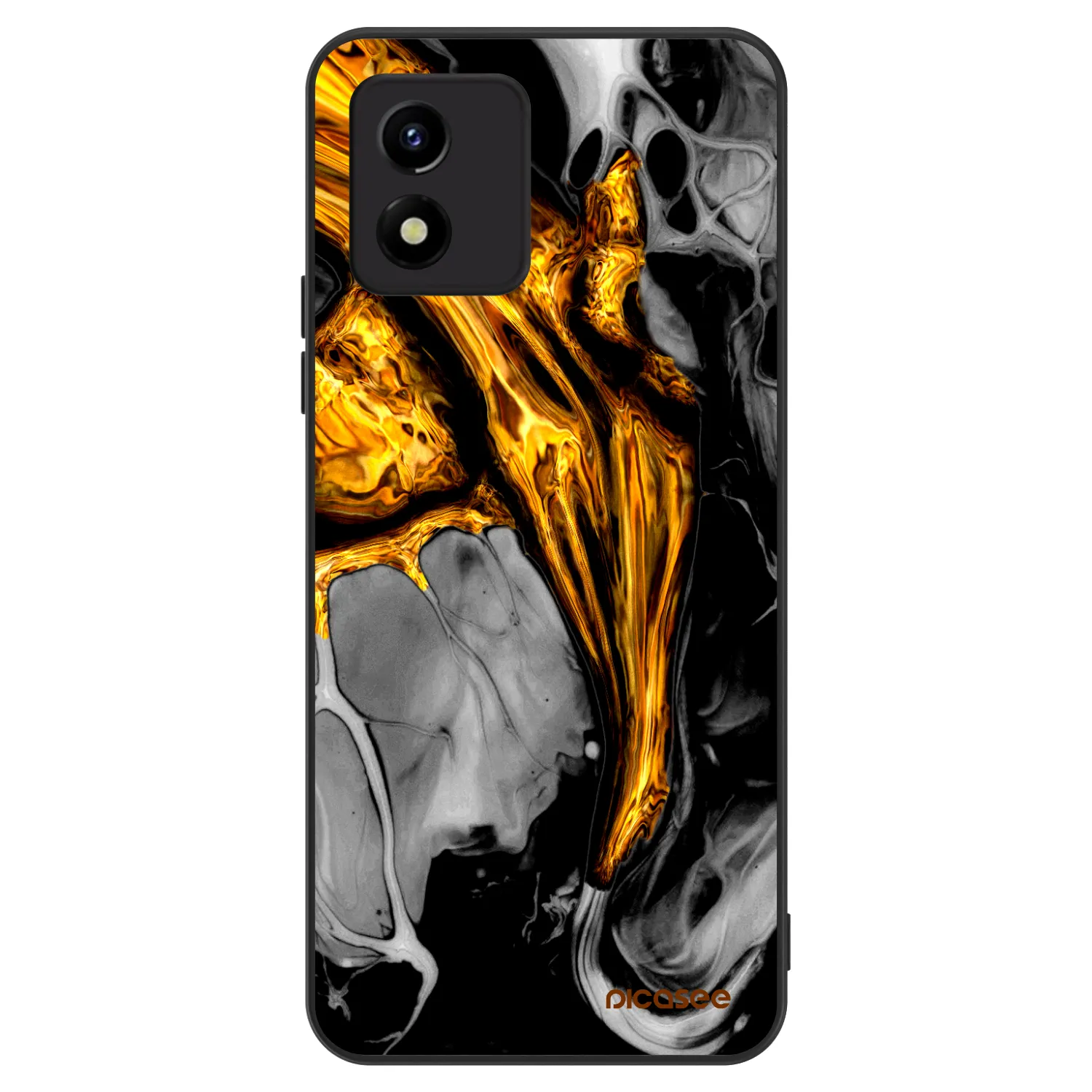 Picasee ULTIMATE CASE za Vivo Y01 - Black Gold
