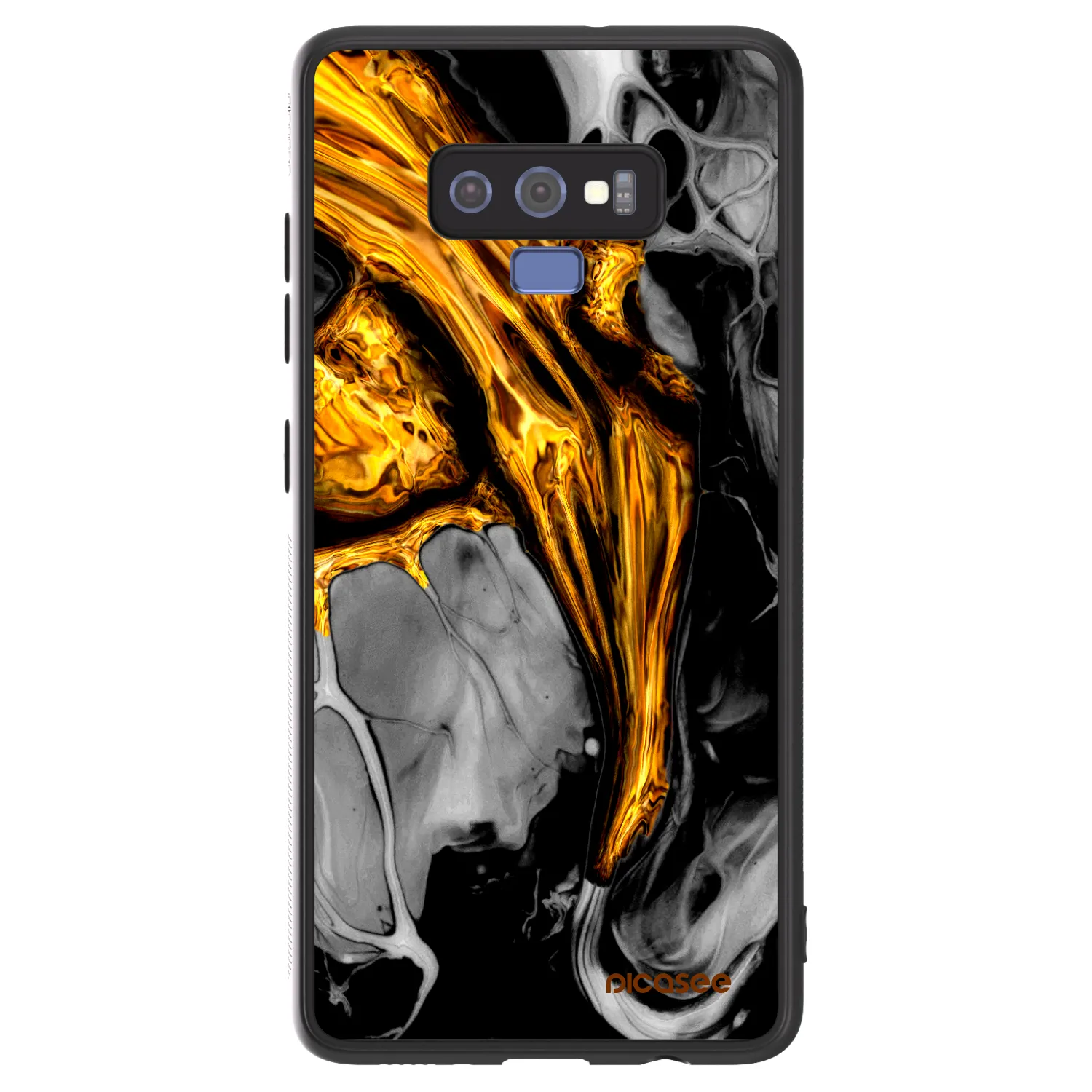 Picasee ULTIMATE CASE za Samsung Galaxy Note 9 N960F - Black Gold