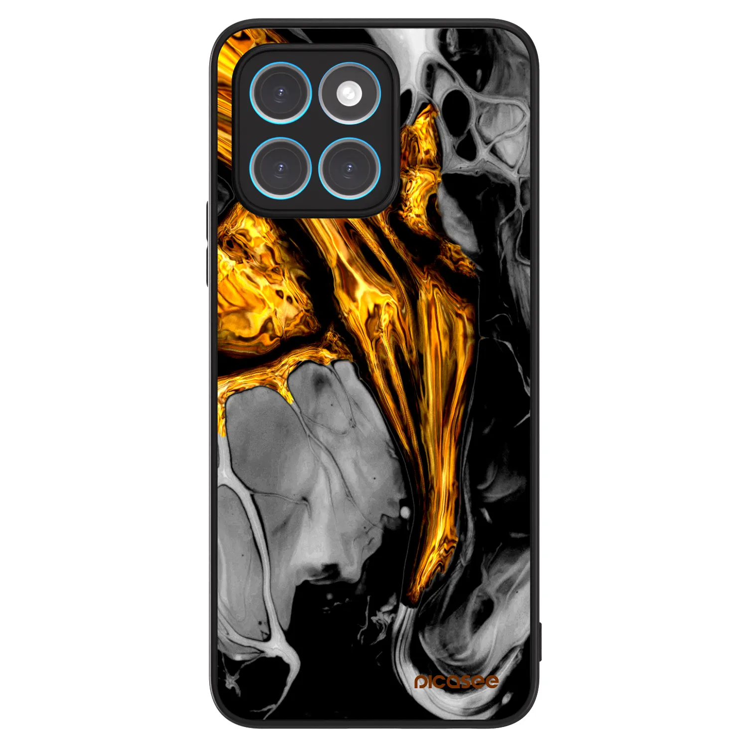 Picasee ULTIMATE CASE za Honor X8 5G - Black Gold