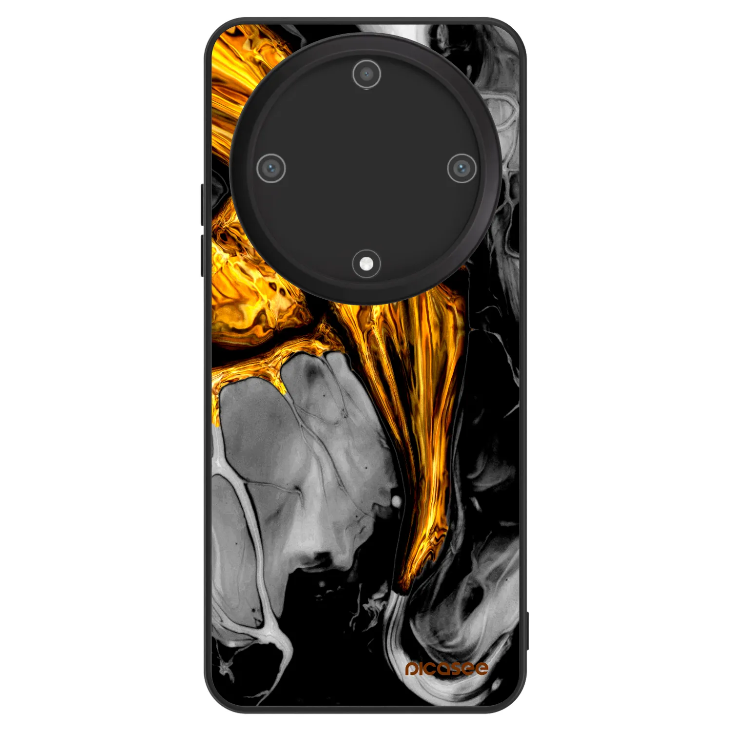 Picasee ULTIMATE CASE za Honor Magic5 Lite 5G - Black Gold