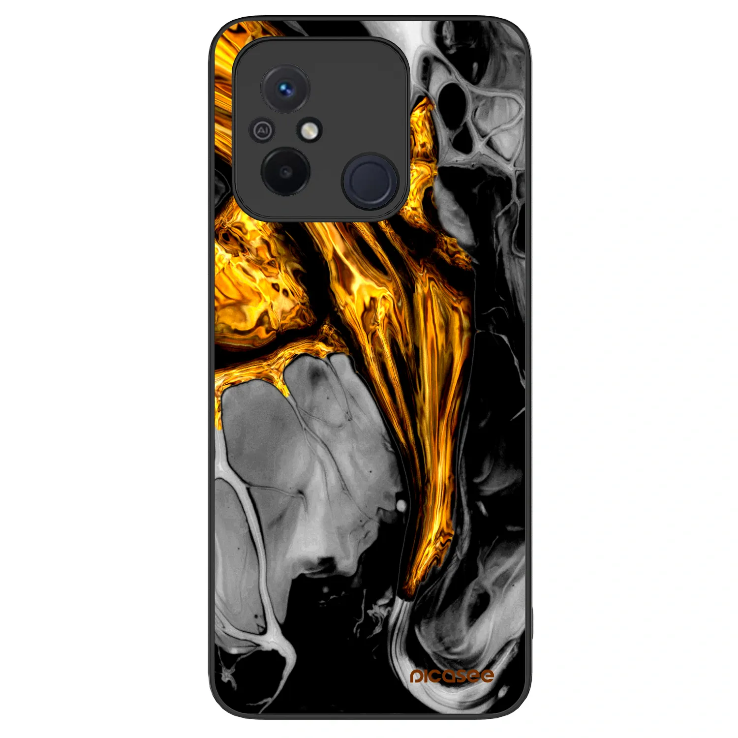 Picasee ULTIMATE CASE za Xiaomi Redmi 12C - Black Gold
