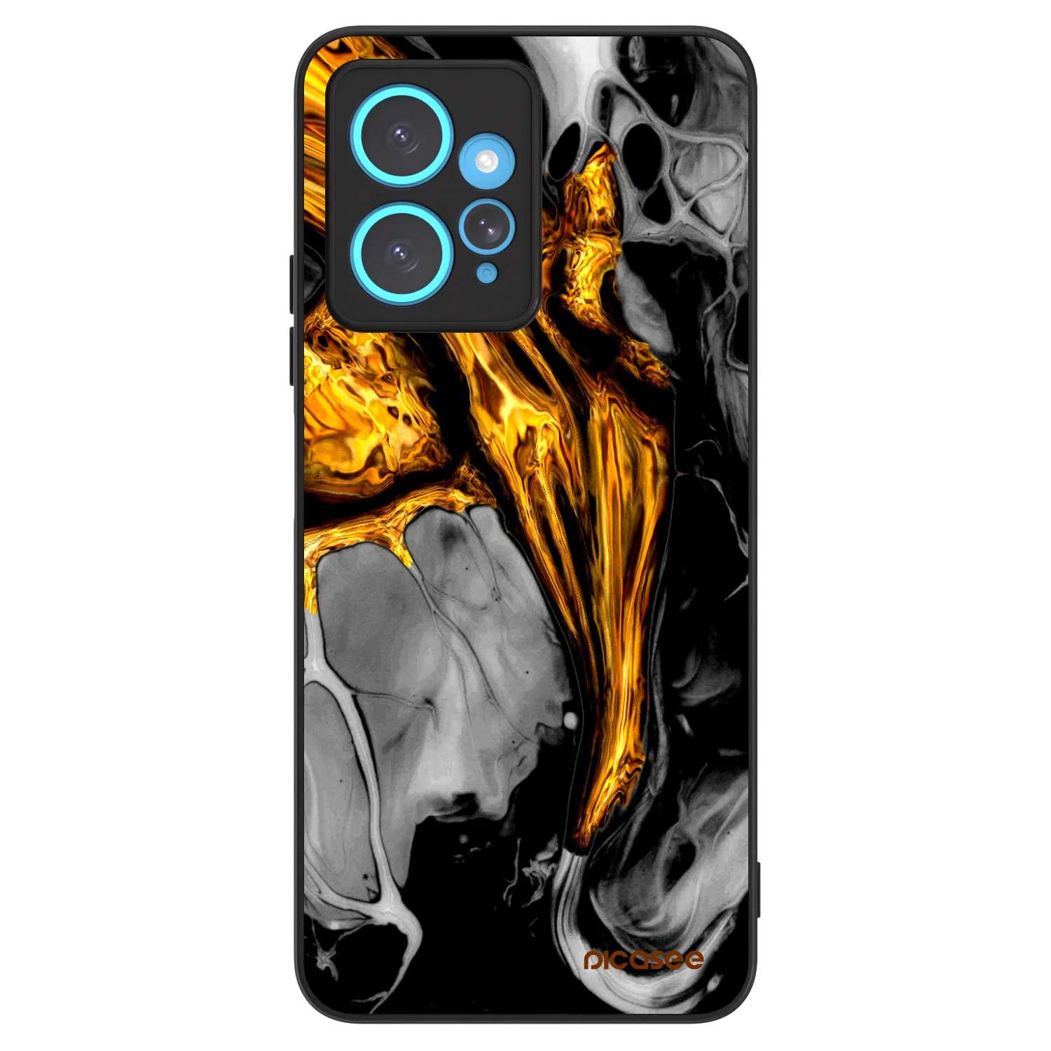 Picasee ULTIMATE CASE za Xiaomi Redmi Note 12 4G - Black Gold