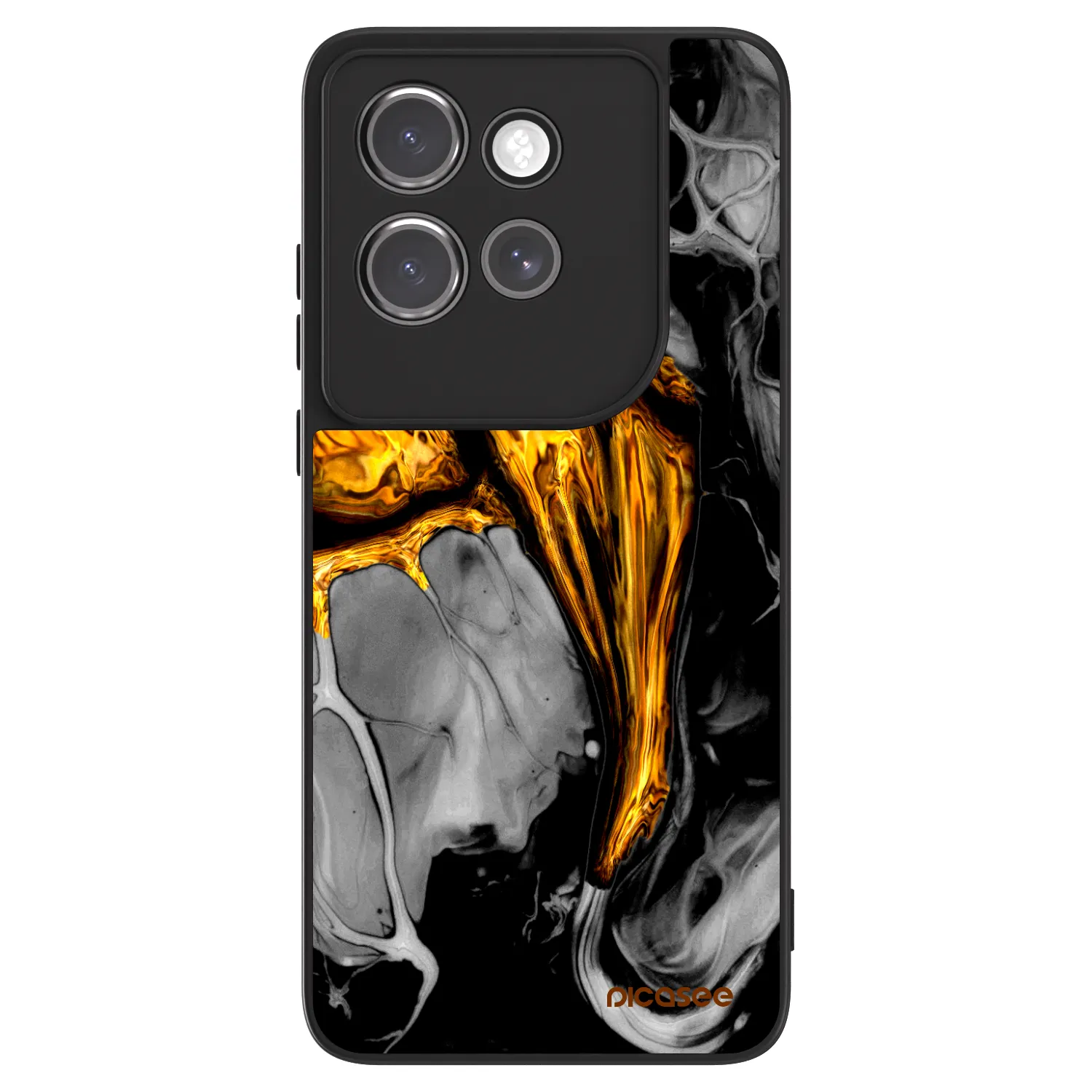 Picasee ULTIMATE CASE za Motorola Edge 50 Neo - Black Gold