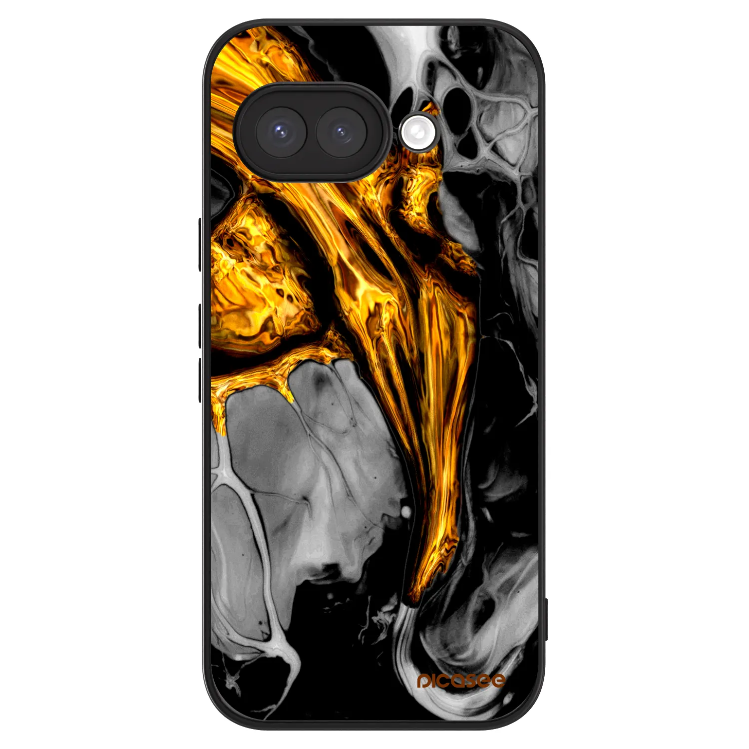 Picasee ULTIMATE CASE za Google Pixel 9a - Black Gold
