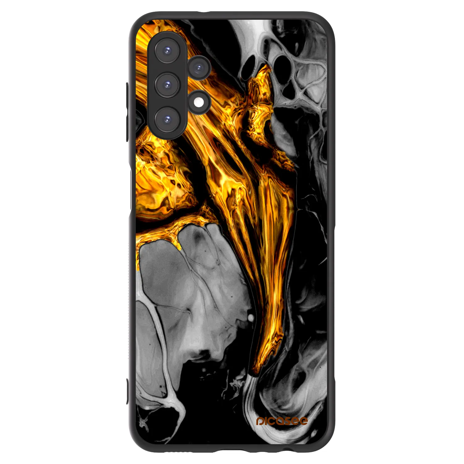 Picasee ULTIMATE CASE za Samsung Galaxy A13 5G - Black Gold