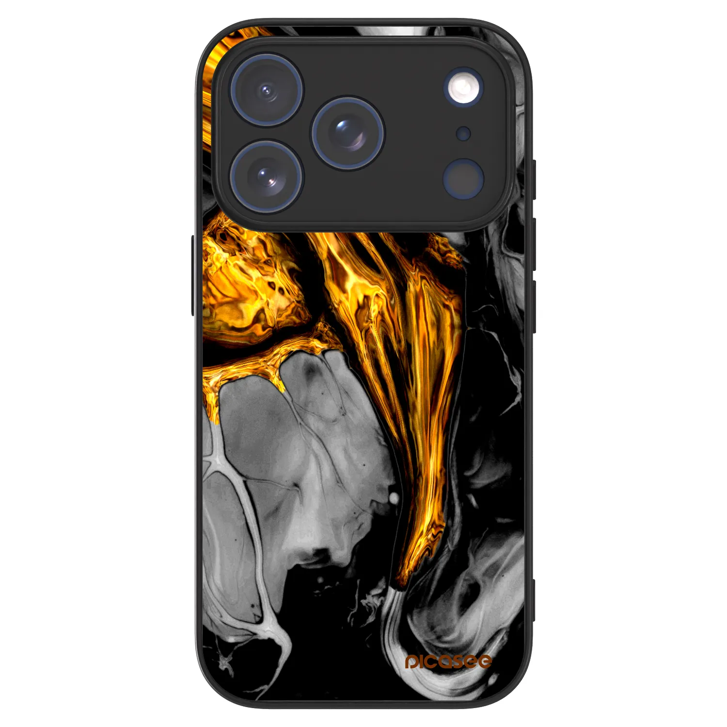 Picasee ULTIMATE CASE za Apple iPhone 17 Pro - Black Gold