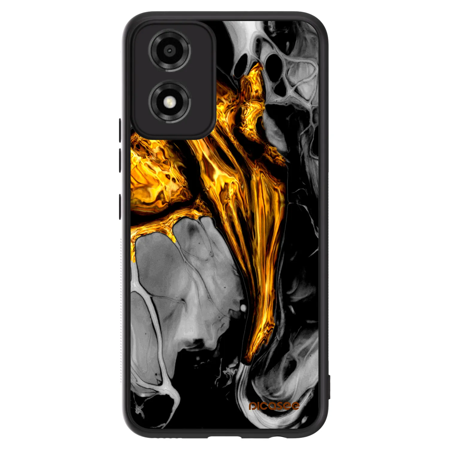 Picasee ULTIMATE CASE za Motorola Moto E14 - Black Gold