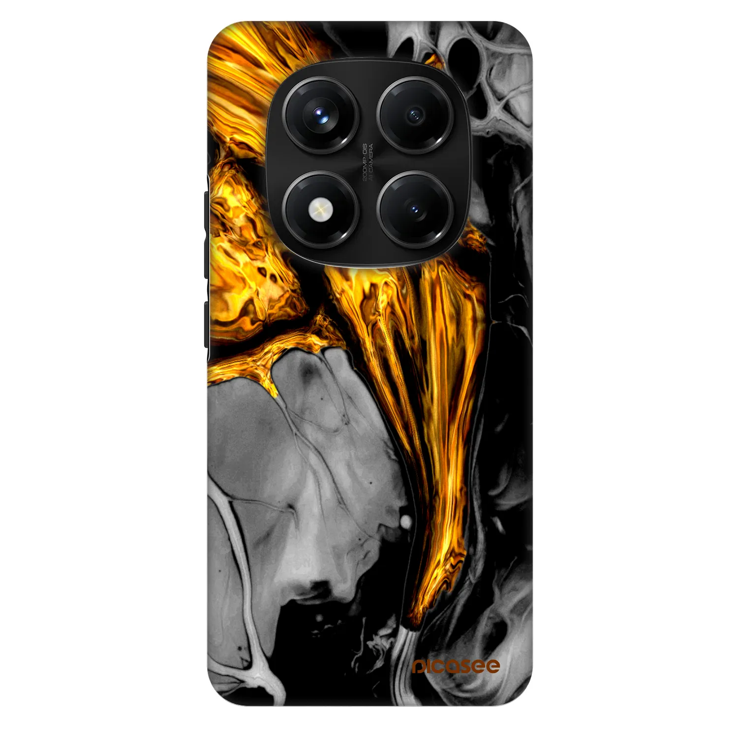 Picasee Fashion Case za Xiaomi Redmi Note 14 Pro+ 5G - Black Gold