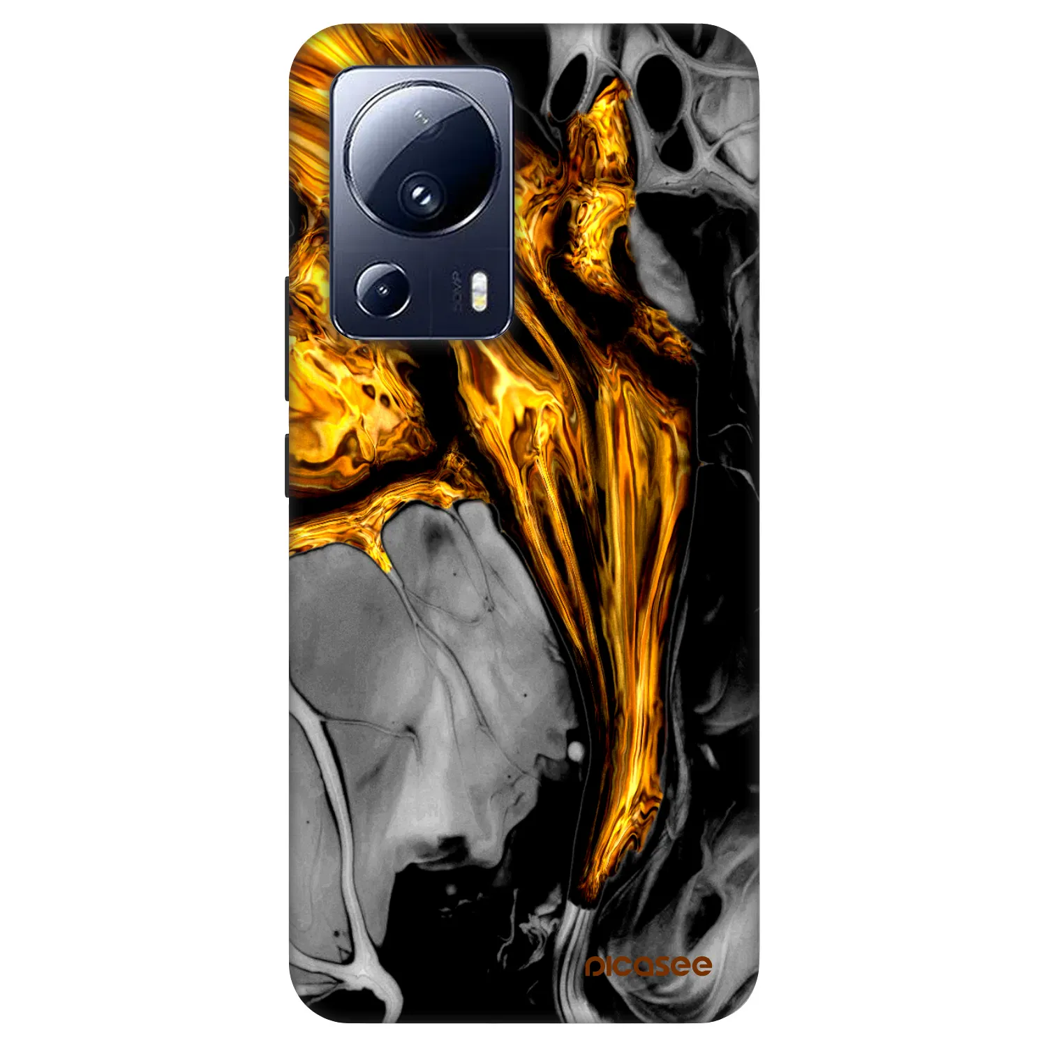Picasee Fashion Case za Xiaomi 13 Lite - Black Gold