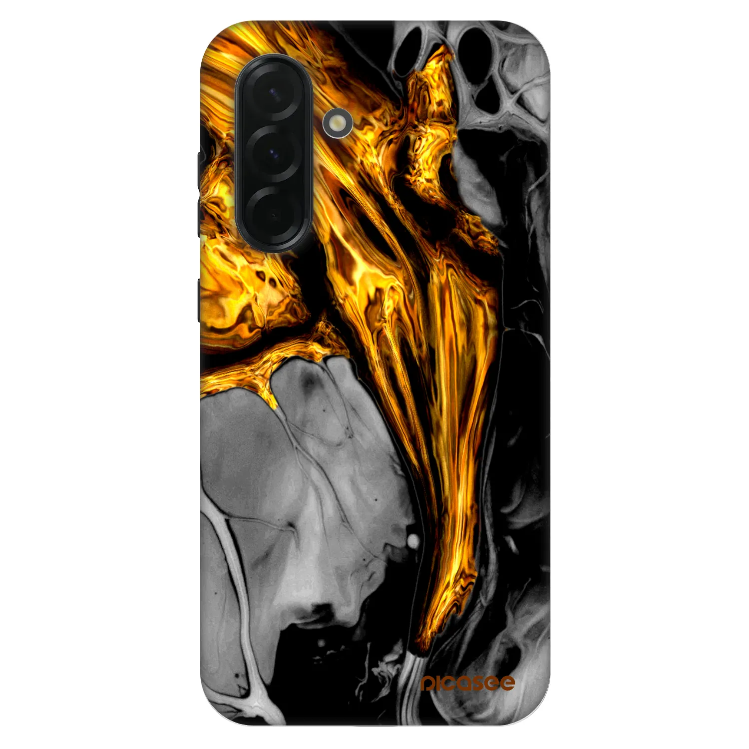 Picasee Fashion Case za Samsung Galaxy A36 5G - Black Gold
