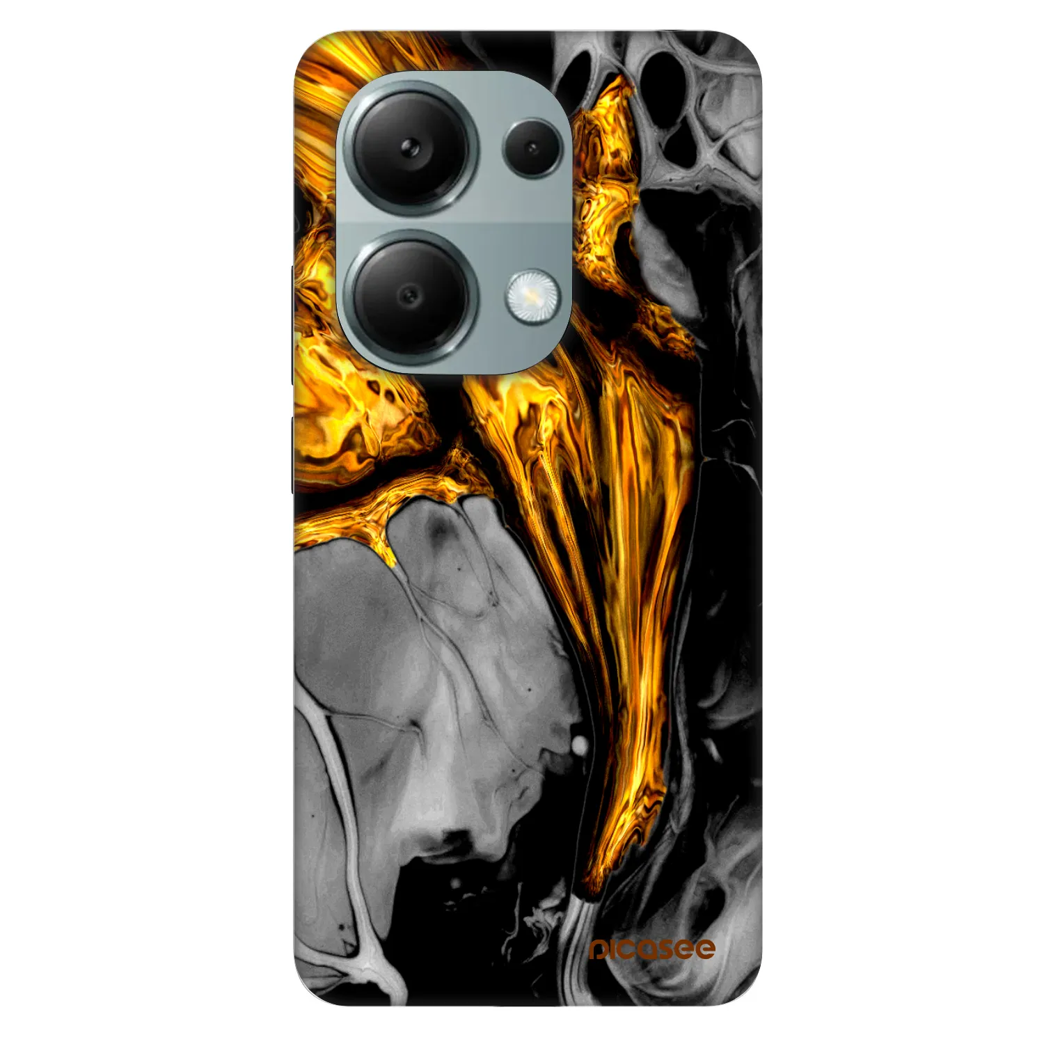 Picasee Fashion Case za Xiaomi Redmi Note 13 Pro 4G - Black Gold