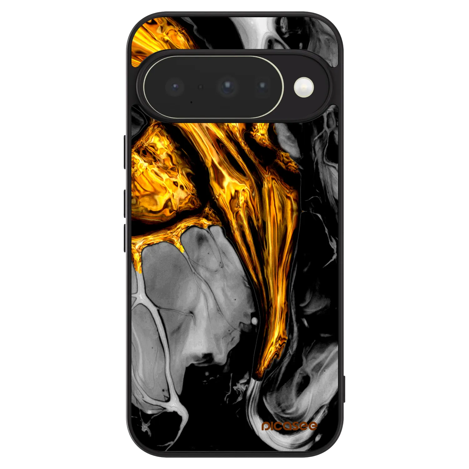 Picasee ULTIMATE CASE za Google Pixel 10 - Black Gold