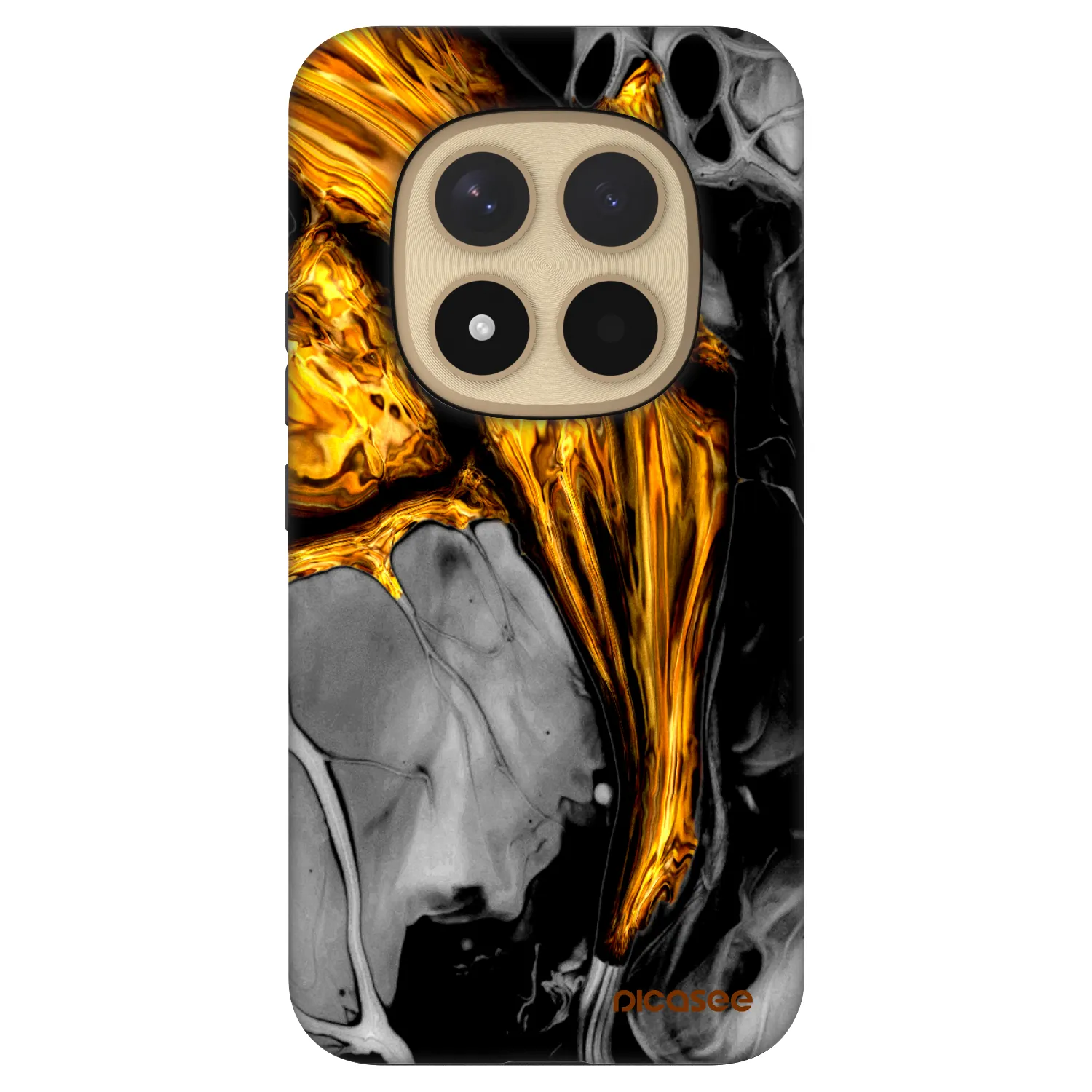 Picasee Fashion Case za Xiaomi Redmi Note 15 Pro+ - Black Gold