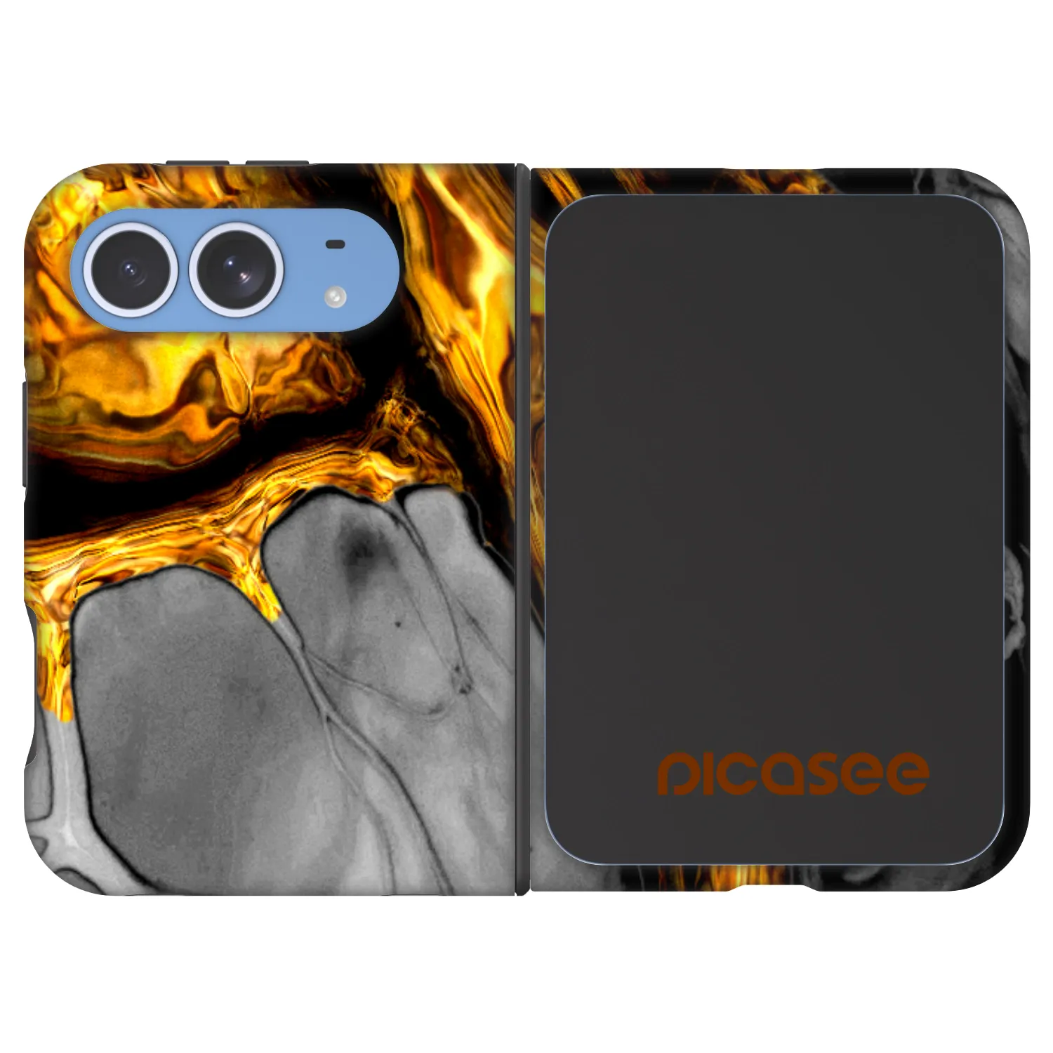 Picasee Fashion Case MagSafe za Apple iPhone Ultra - Black Gold