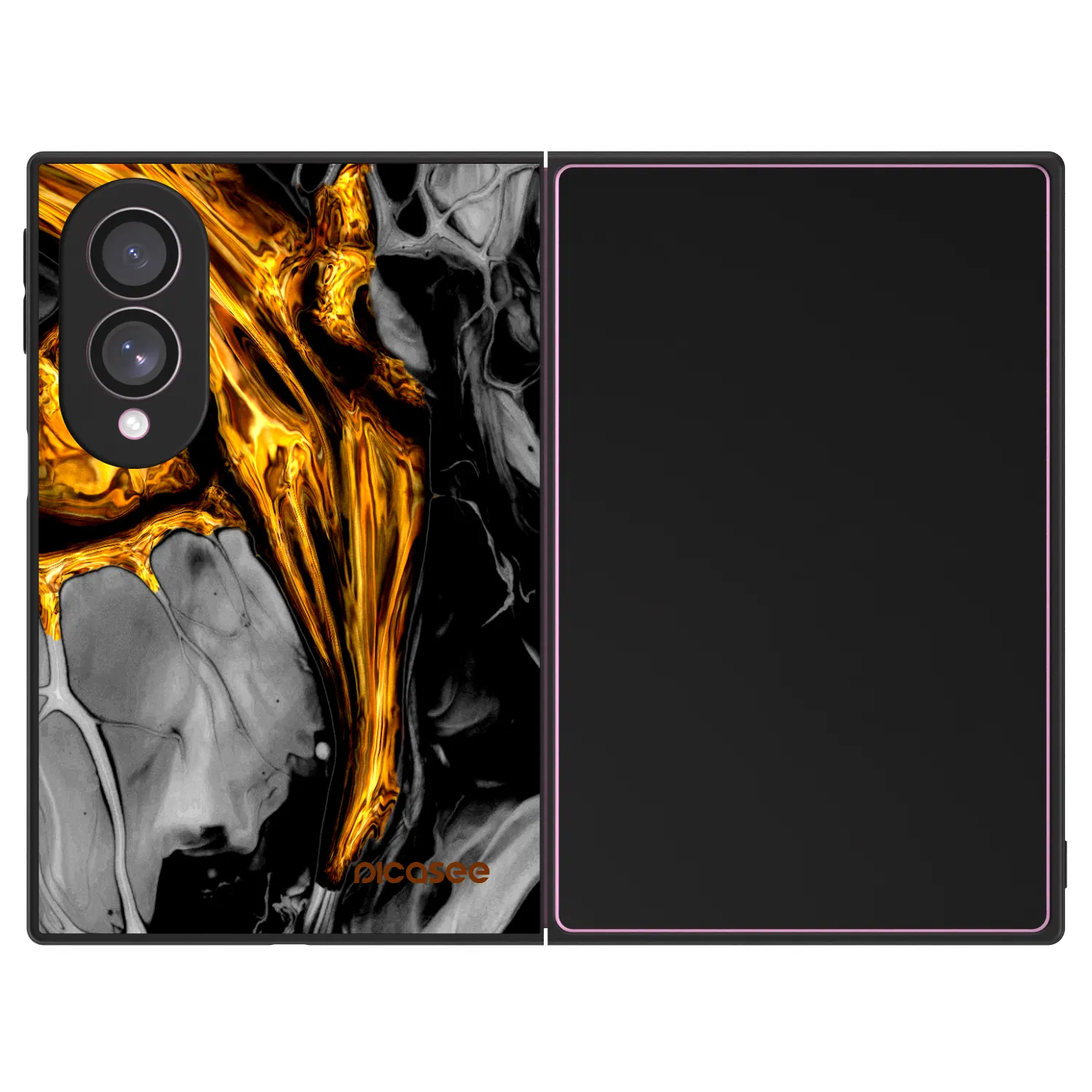 Picasee ULTIMATE CASE za Samsung Galaxy Z Fold8 5G - Black Gold