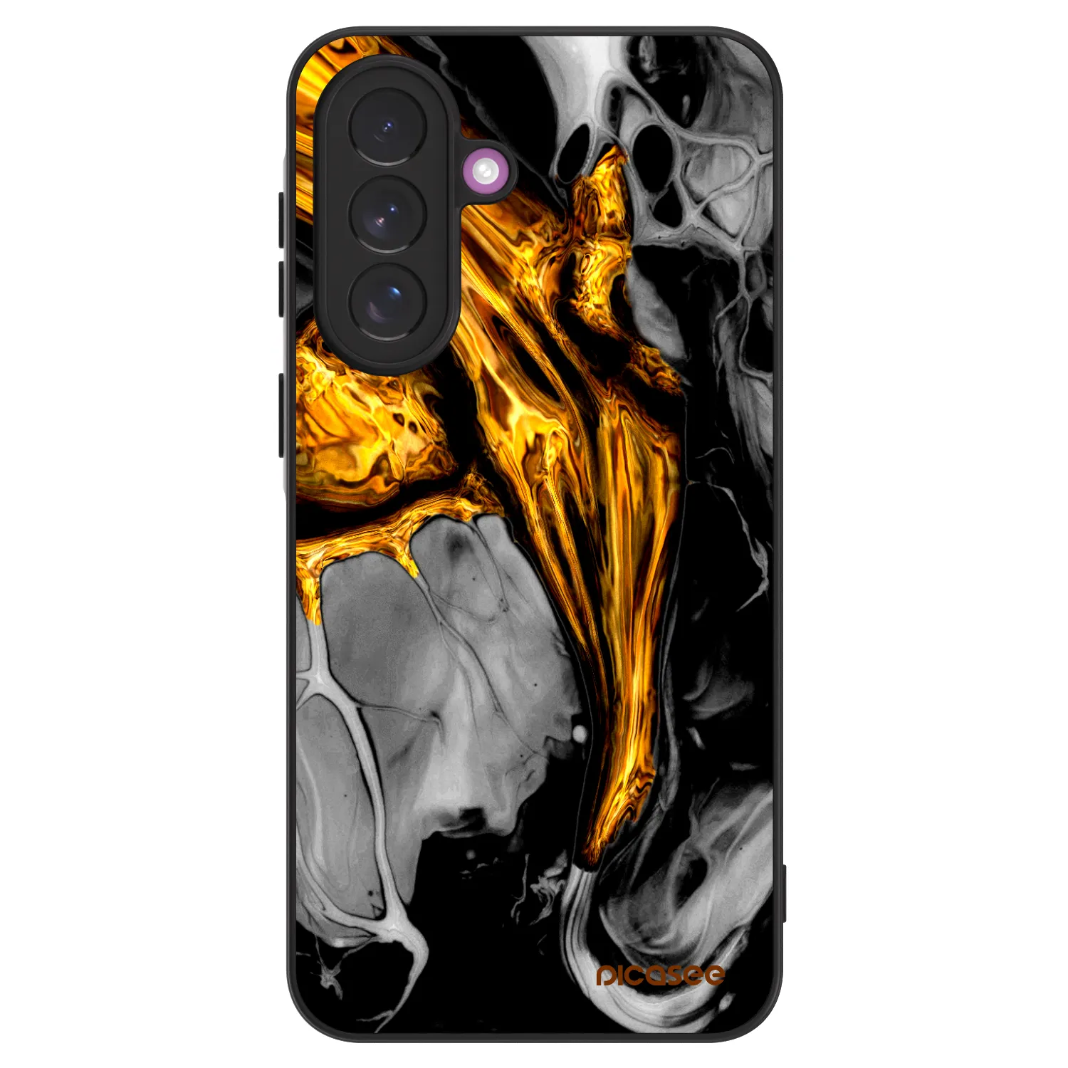 Picasee ULTIMATE CASE za Samsung Galaxy A37 - Black Gold