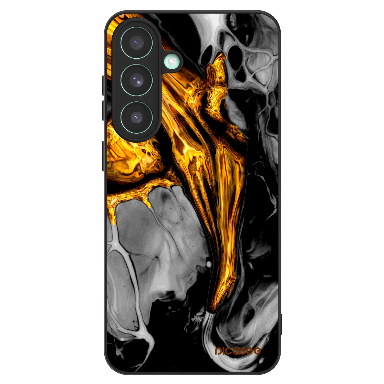 Picasee ULTIMATE CASE PowerShare za Samsung Galaxy S26 FE - Black Gold