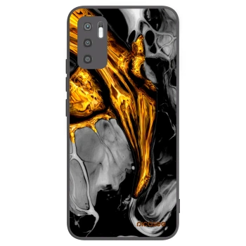 Picasee crna silikonska maskica za Xiaomi Redmi Note 10 5G - Black Gold