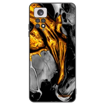 Picasee crna silikonska maskica za Xiaomi Redmi Note 11 - Black Gold
